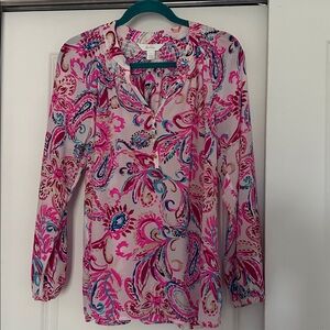 Lilly Pulitzer Elsa Blouse - size M